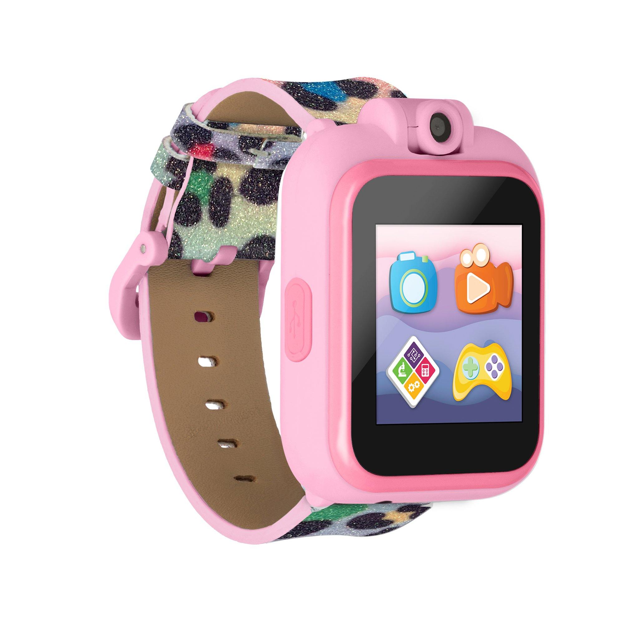 PlayZoom 2 Kids Smartwatch: Rainbow Leopard Print affordable smart watch