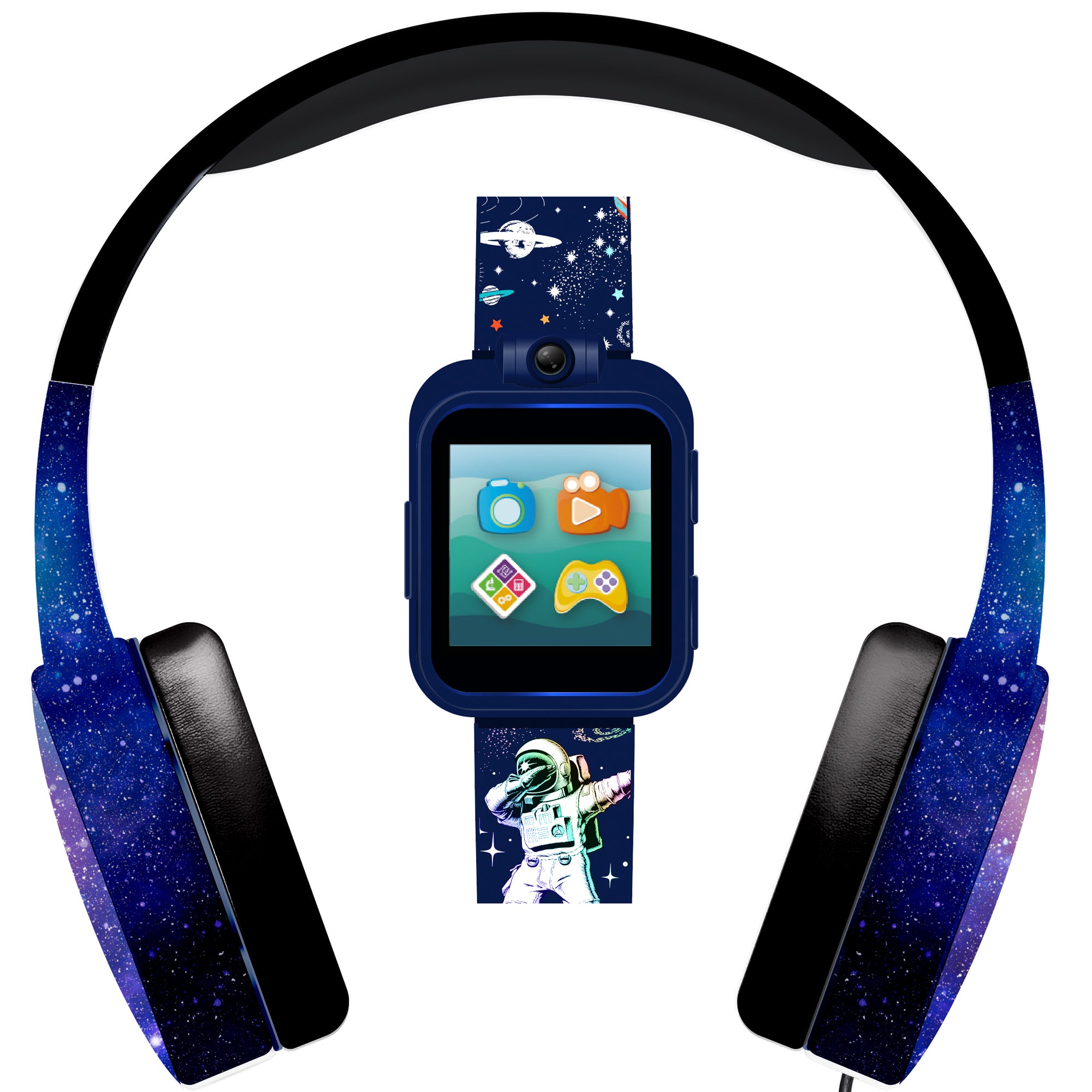 PlayZoom 2 Kids Smartwatch with Headphones: Spaceman Print affordable smart watch with headphones