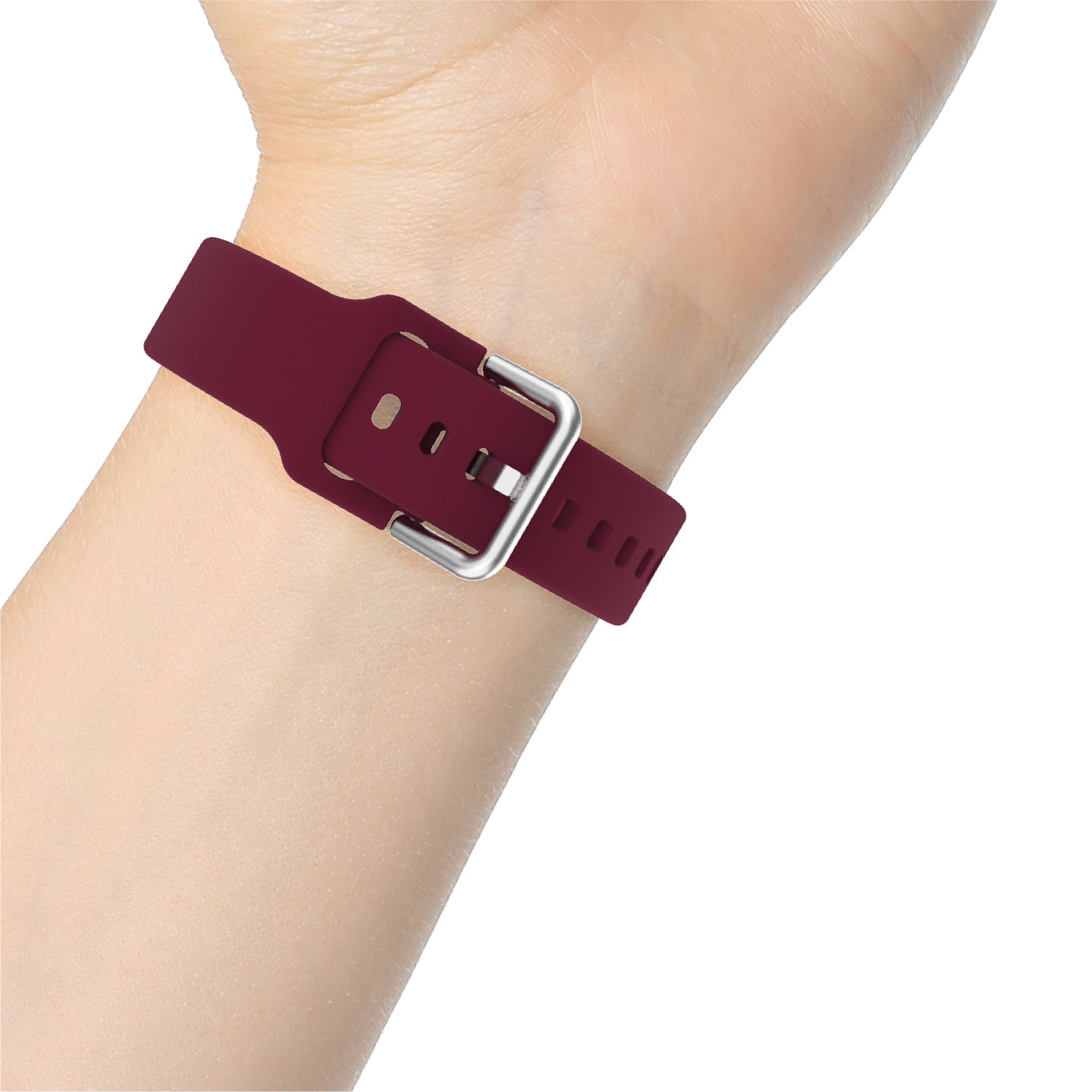 iTouch Air 3 40mm, Sport 3 & Sport Extra Interchangeable Strap: Narrow Merlot SIlicone affordable smart watch strap