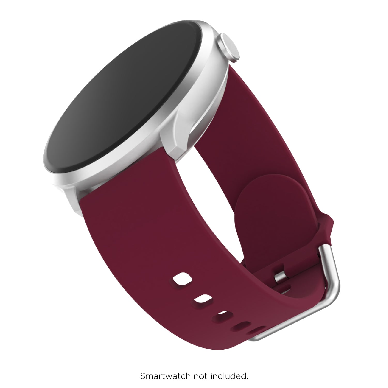 iTouch Air 3 40mm, Sport 3 & Sport Extra Interchangeable Strap: Merlot SIlicone affordable smart watch strap